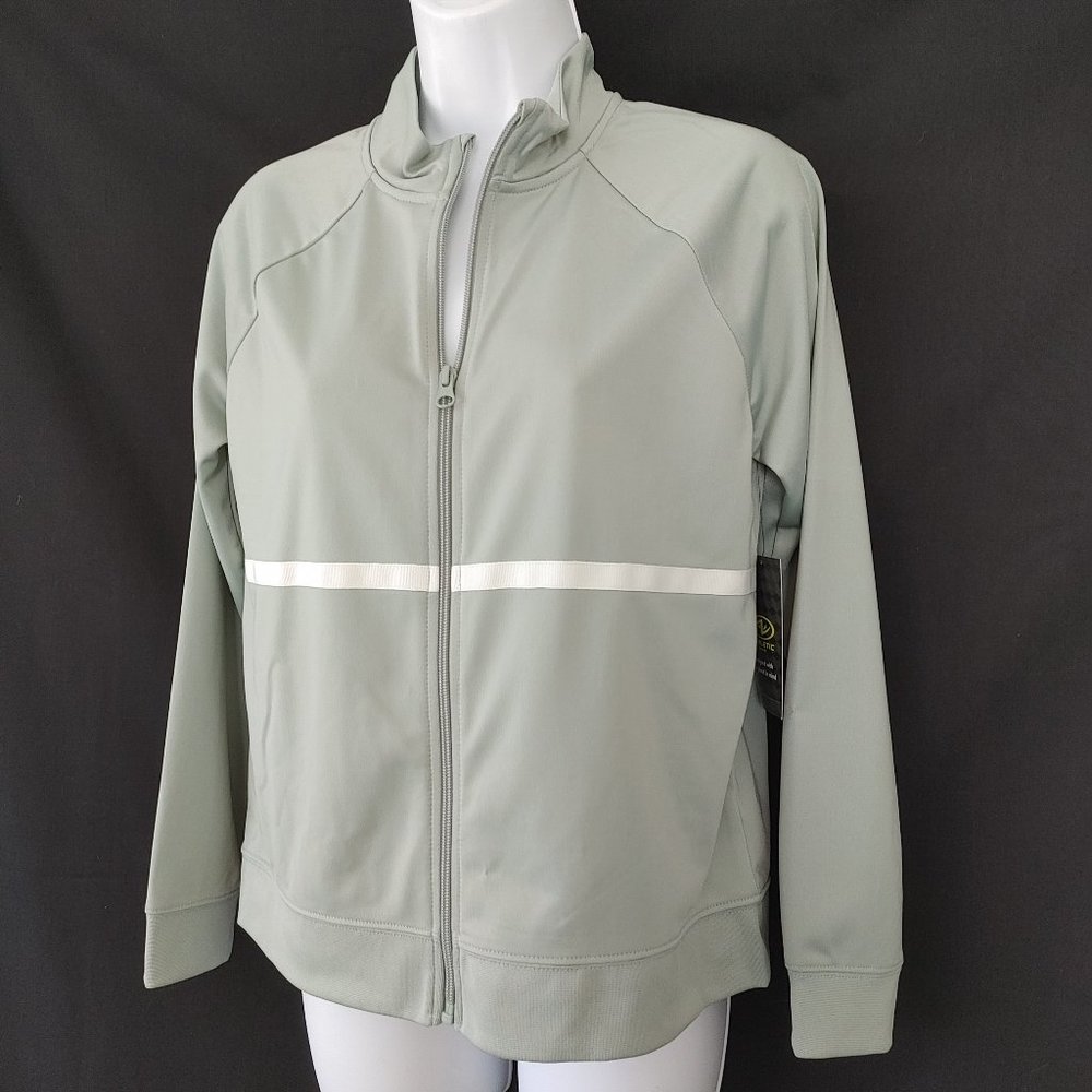 GIRLS SAGE GREEN SPORTS ** FULL ZIP JACKET